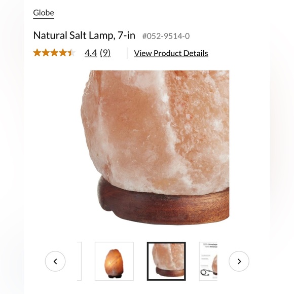 Natural Salt Lamp 7-in - Picture 5 of 5